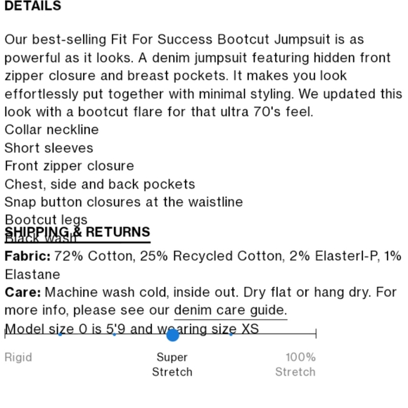 🆕⭐ GOOD AMERICAN black denim jumpsuit - Picture 11 of 12